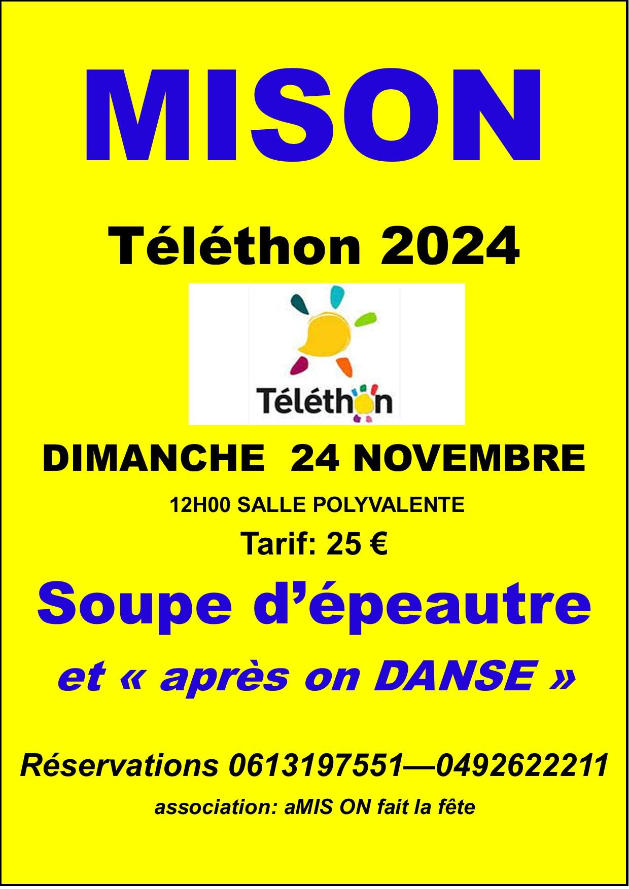 Telethon soupe d epeautre